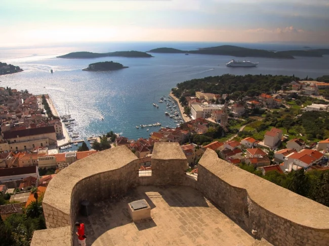 View from the Fortress on the Croatian Island of Hvar © Joanne DiBona
