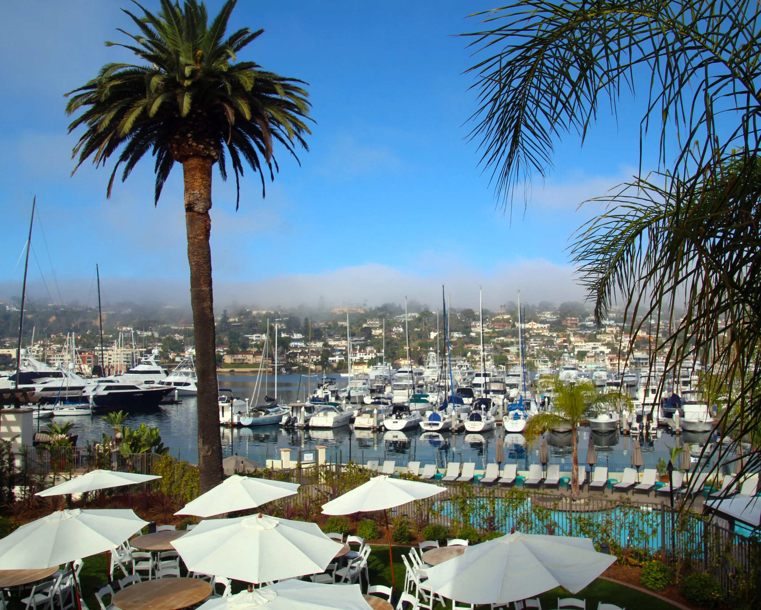 View on the marina from our suite’s balcony. © Joanne DiBona Photography