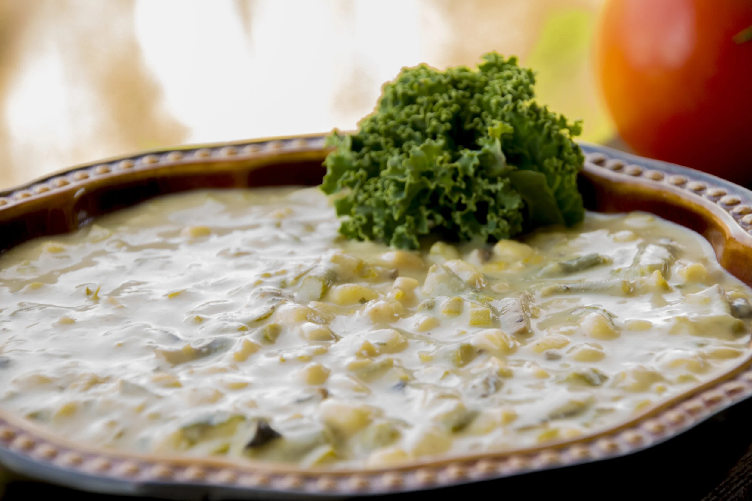 Asparagus Leek & Mushroom Chowder
