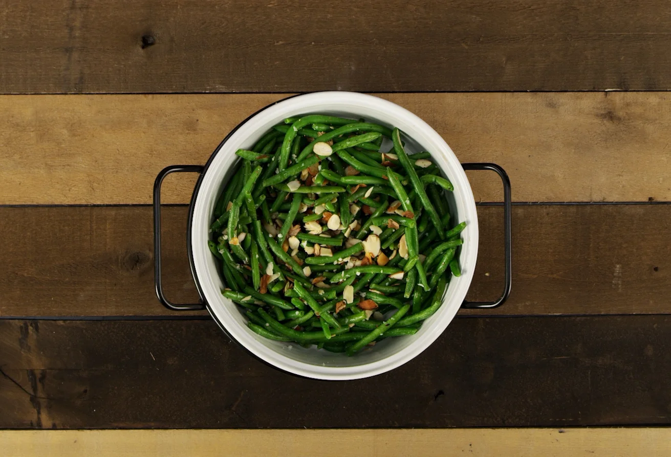 Garlic Green Beans with Almonds