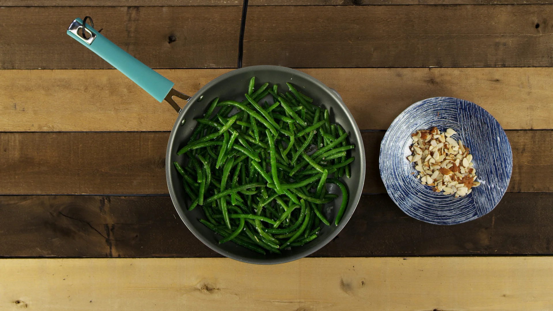 Eating You Alive™ — Garlic Green Beans with Almonds