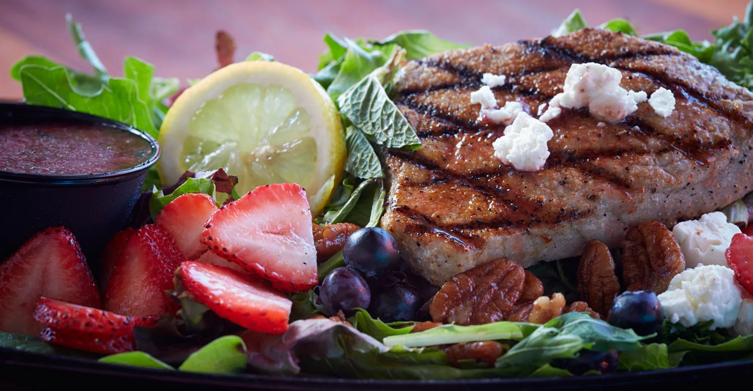 Tuna & Strawberry Fields Salad