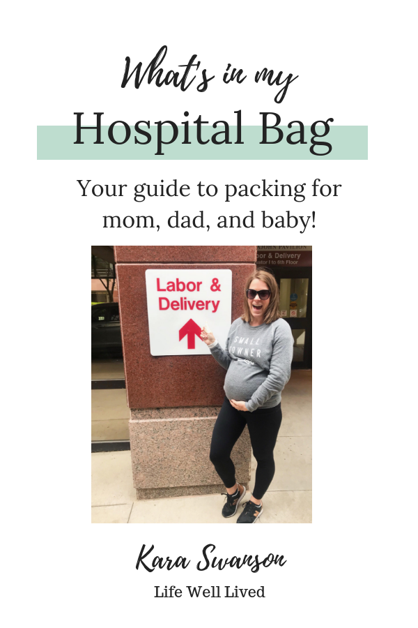 What to Pack in the Hospital Bag for Mom, Dad, & Baby