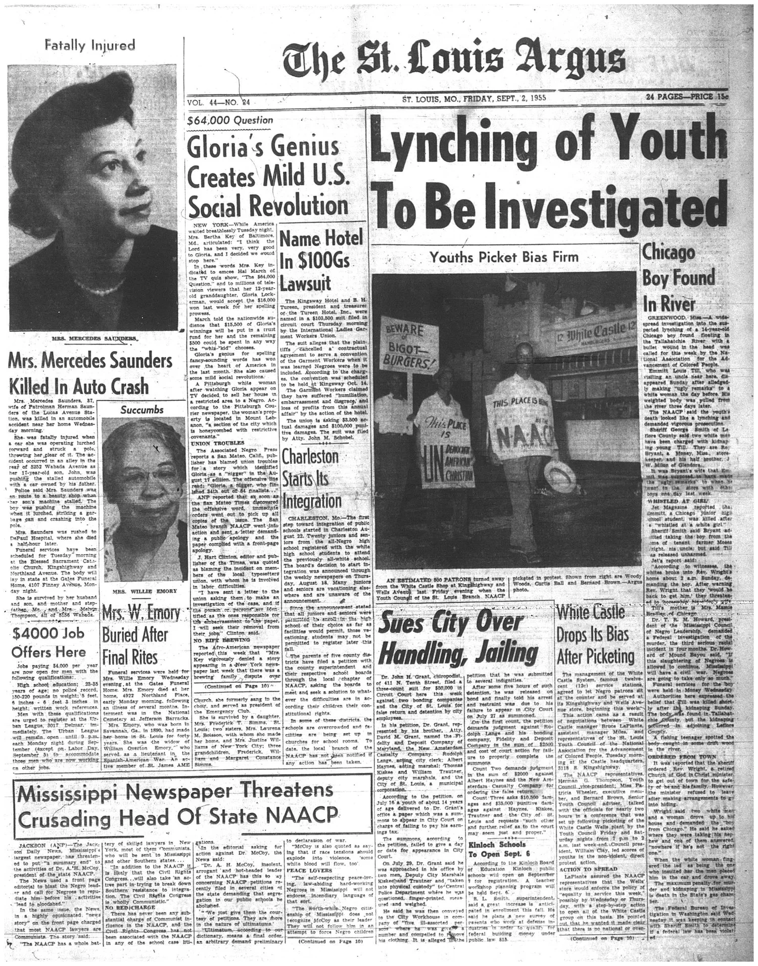 Emmett Till Injuries Jet Magazine