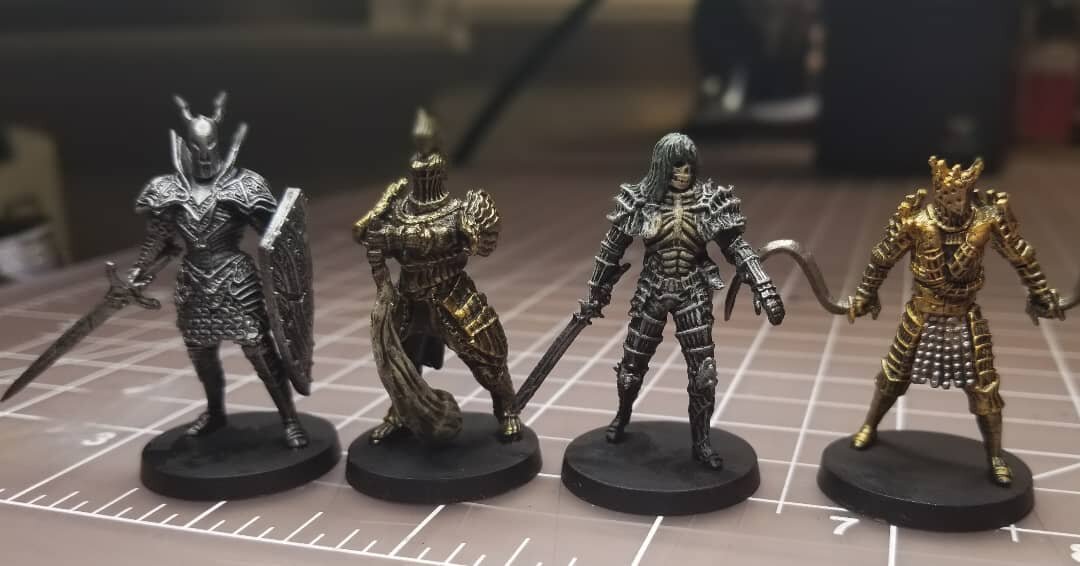 What to do when you're in a slump? Dry brush some minis that you'll never paint. Why? Because paint is better than ain't. 

Sometimes you'll find yourself so far away from wanting to paint that pile of shame. Not everything needs to be perfect and th