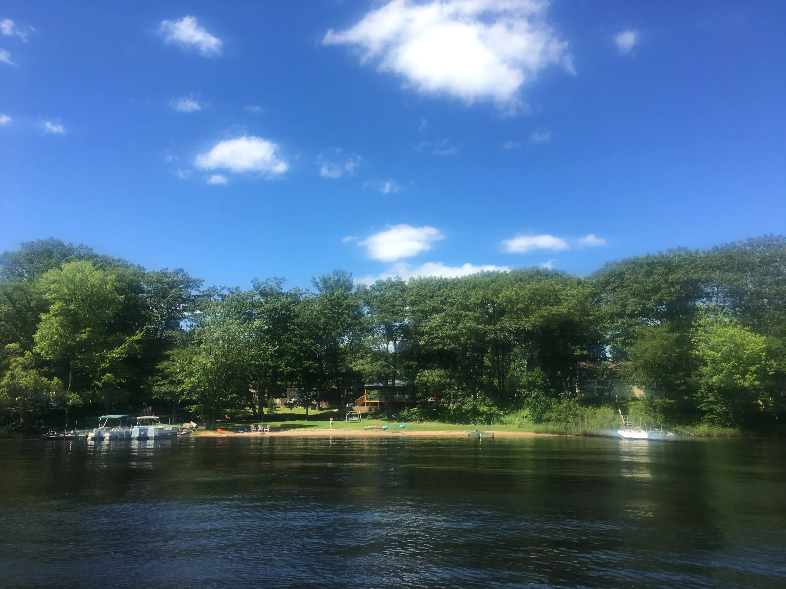 Resort grounds from the lake