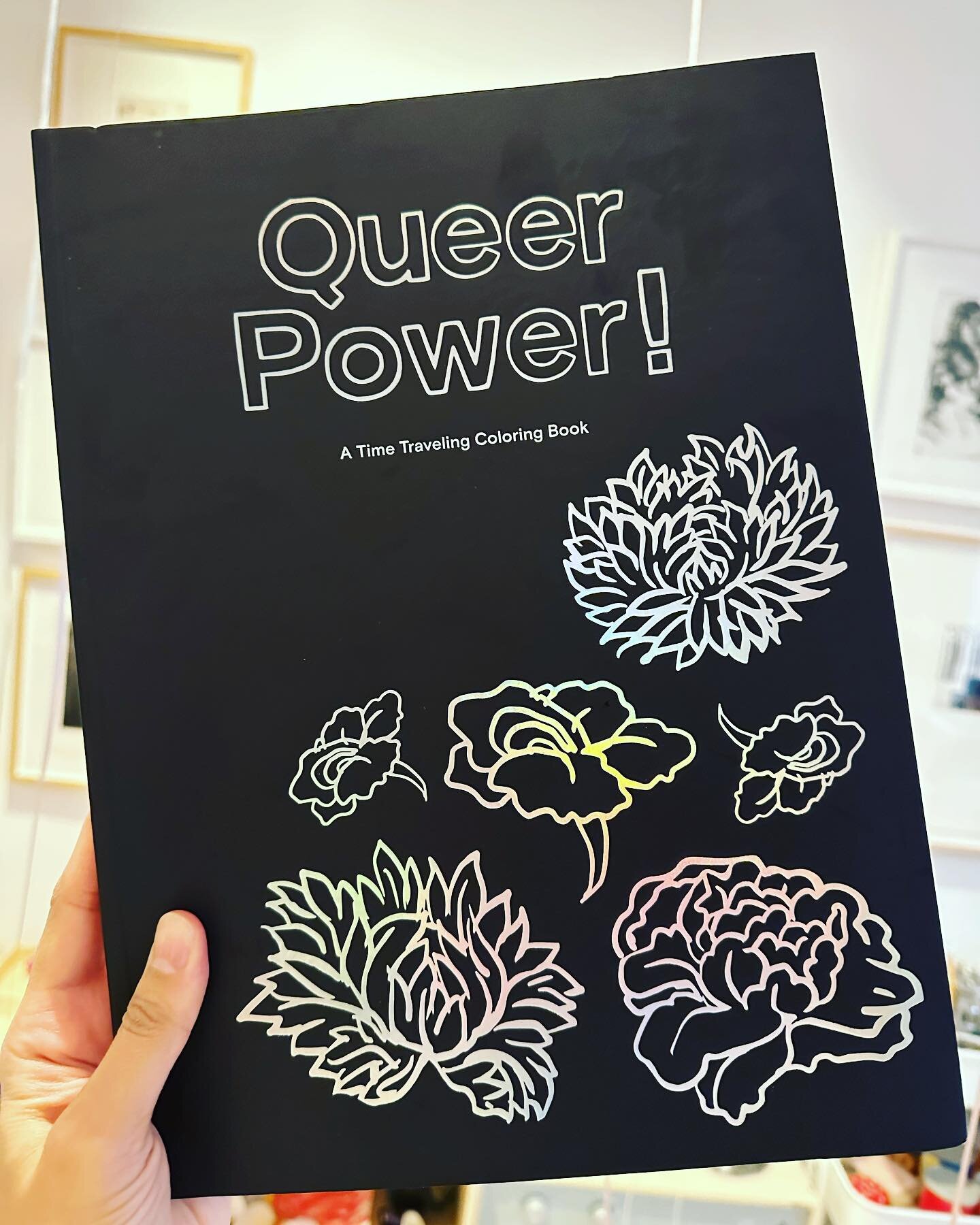 🖤 @chitraganeshbkny 

The most amazing coloring book I have ever owned. A beautiful celebration of and education on #QueerPower, LGBTQIA+ history, and #feministfutures ✨🏳️&zwj;🌈🏳️&zwj;⚧️🔮🌈✊🏽