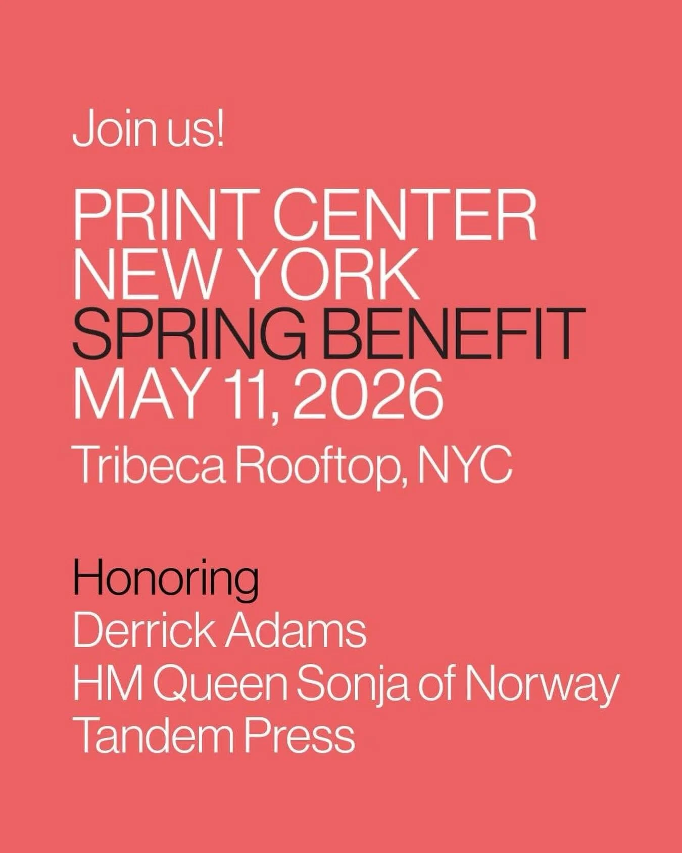 @printcenternewyork throws the best party! #printprom 

Repost @printcenternewyork: We&rsquo;re one week away from this year&rsquo;s Spring Benefit!

Join us for a special celebration as Print Center New York recognizes three distinguished art world 