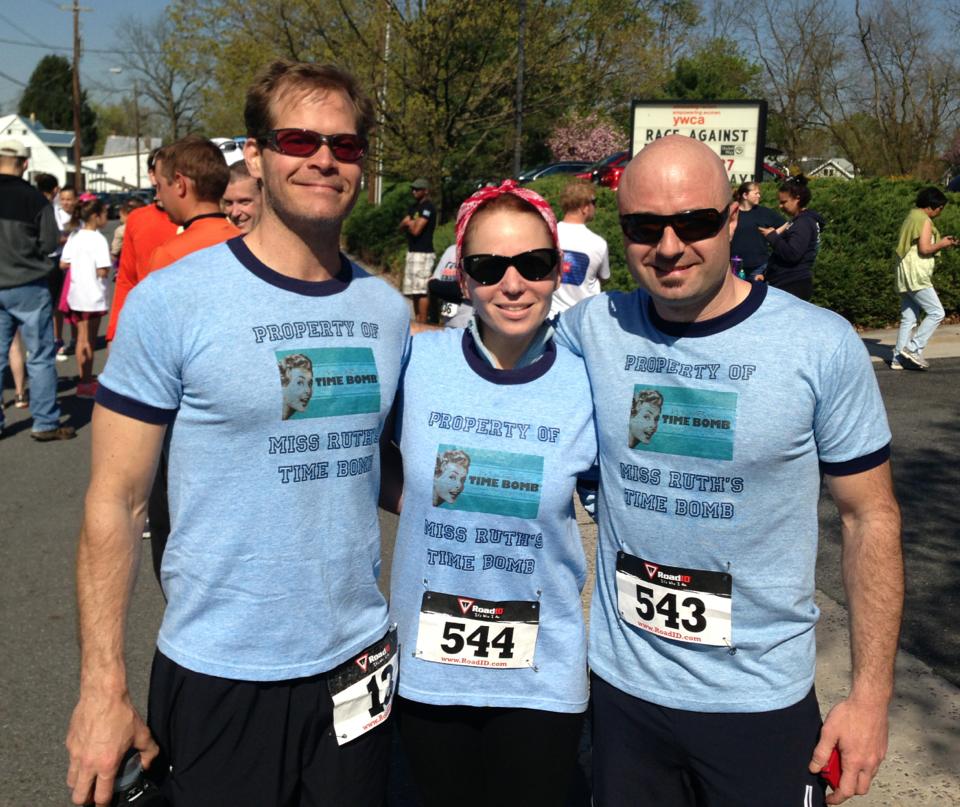 Mike, Peanut, and Bender ran the Race Against Racism