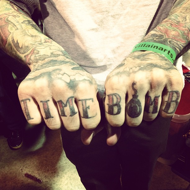 These knuckles were at the Philadelphia Tattoo Convention
