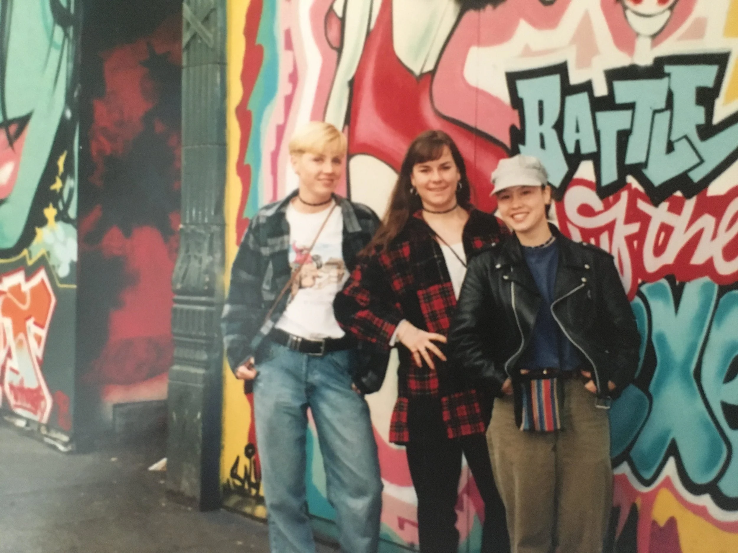 I’m on the left-- Spending money I didn’t have on a weekend trip to Seattle, 1994