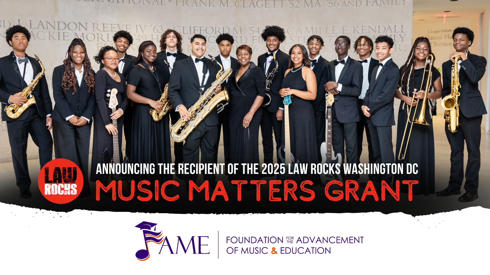 Nonprofit Spotlight: Checking in with FAME, Law Rocks Washington DC ...