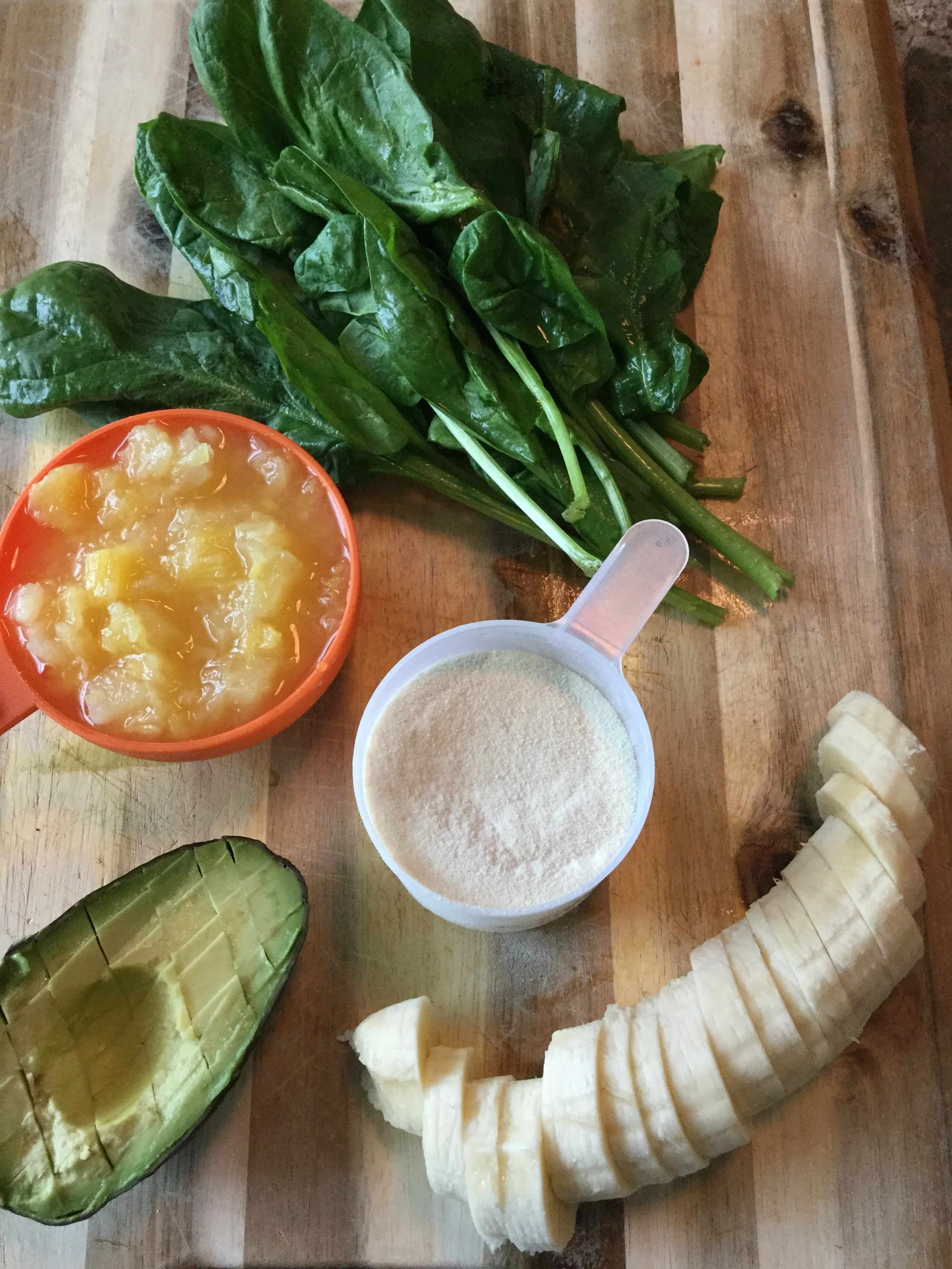 Avocado Pineapple Protein Smoothie