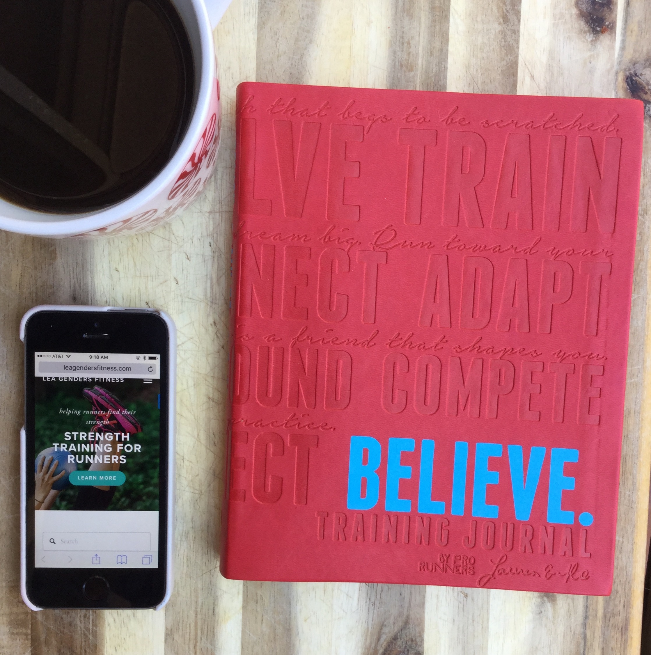 Enter to win a believe training journal giveaway