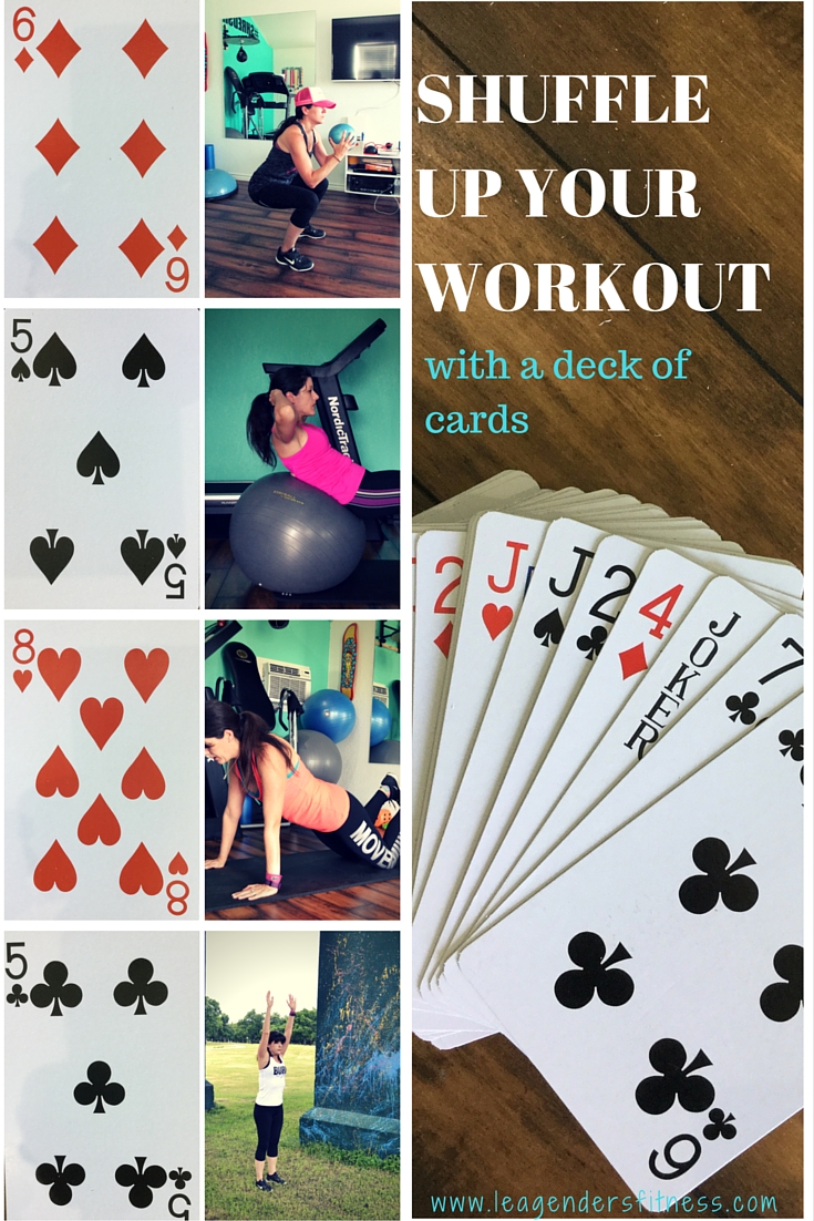 Shuffle up your workout with a deck of cards.