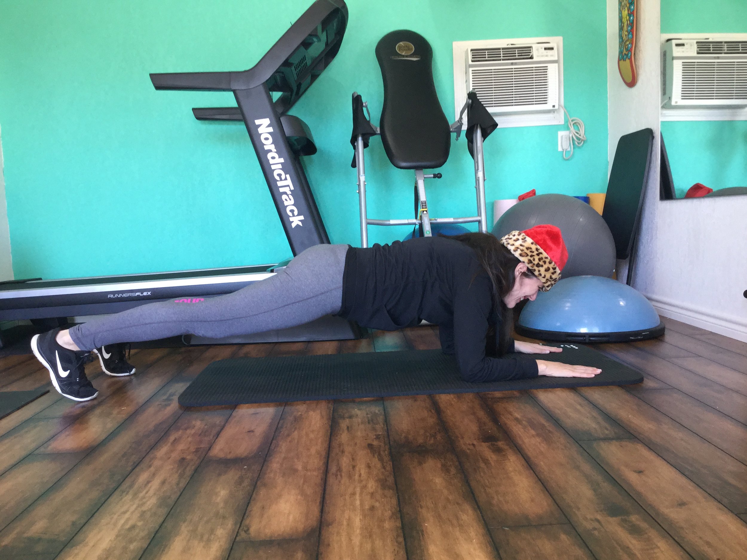 A 30 SECOND PLANK HOLD