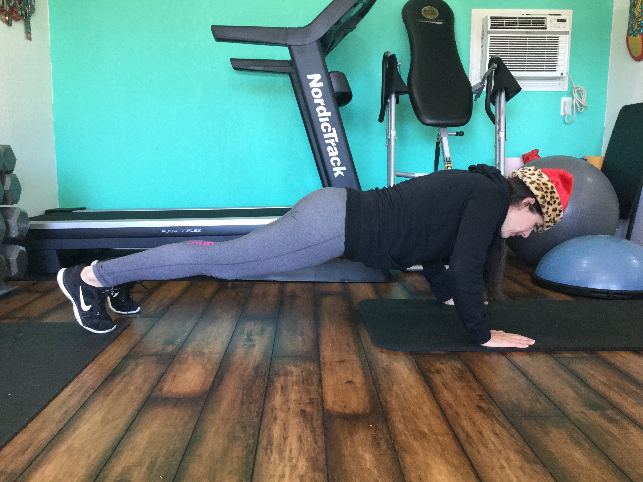 Eight wide arm push ups