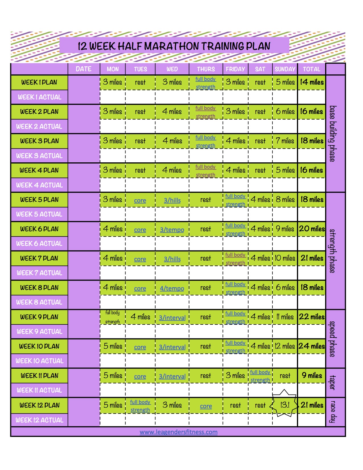 Simple Workout Program Pdf for Gym