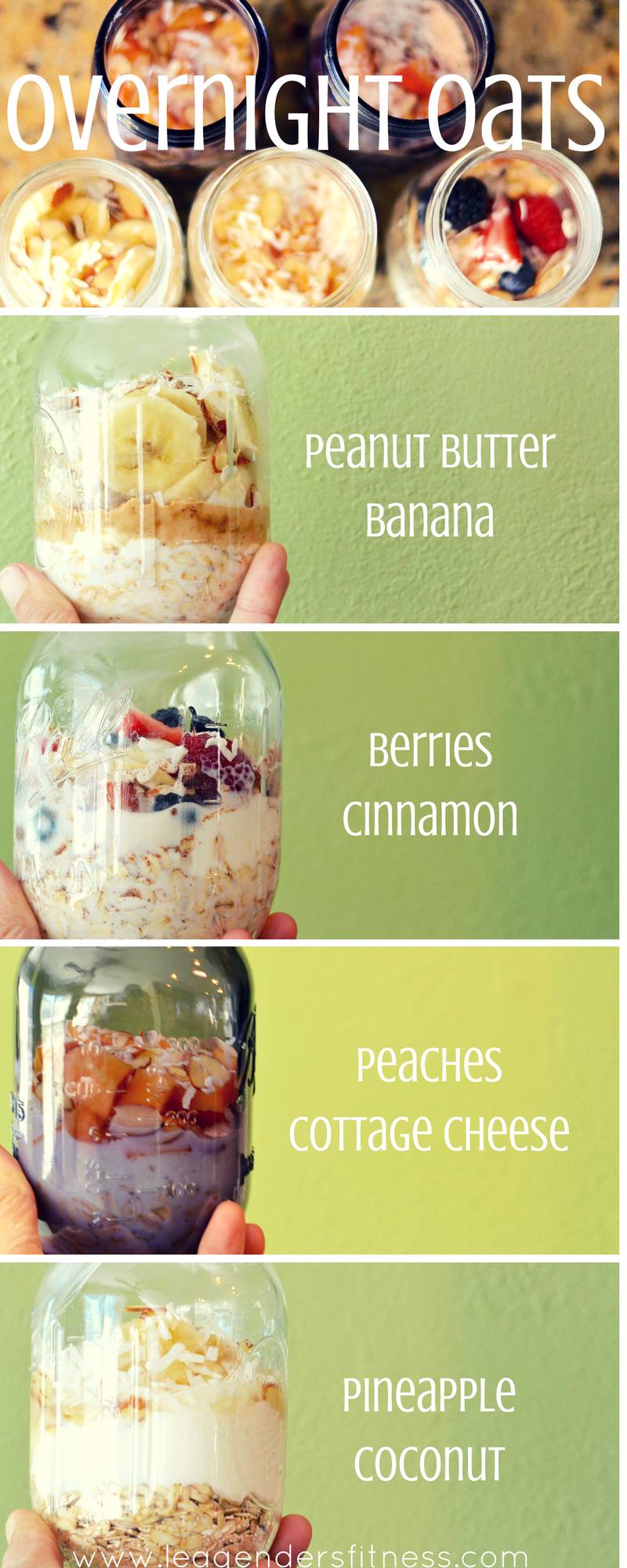 Overnight Oats - Save on Pinterest for later!