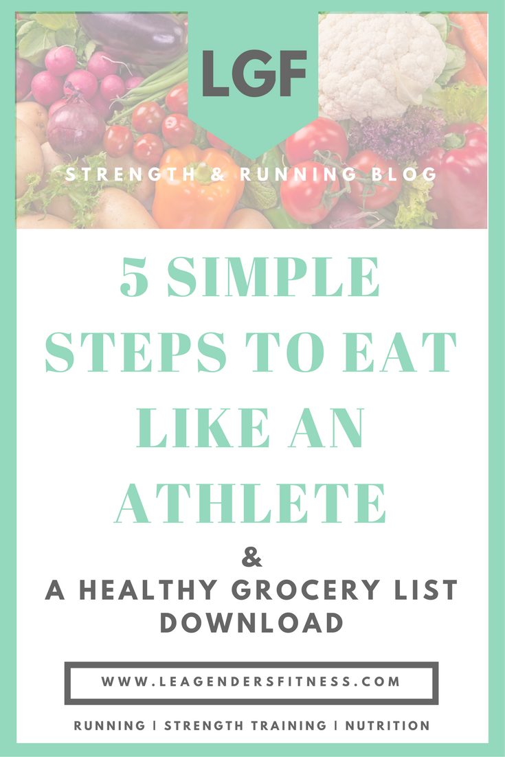 Five simples steps to eat like an athlete