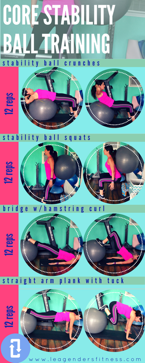 CORE STABILITY BALL TRAINING — Lea Genders Fitness