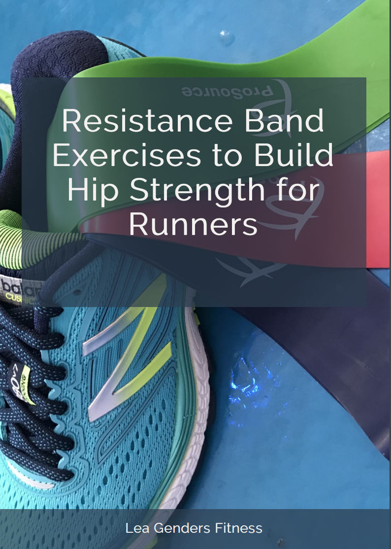 Resistance band exercises to build hip strength for runners. save to your favorite Pinterest workout board for later.