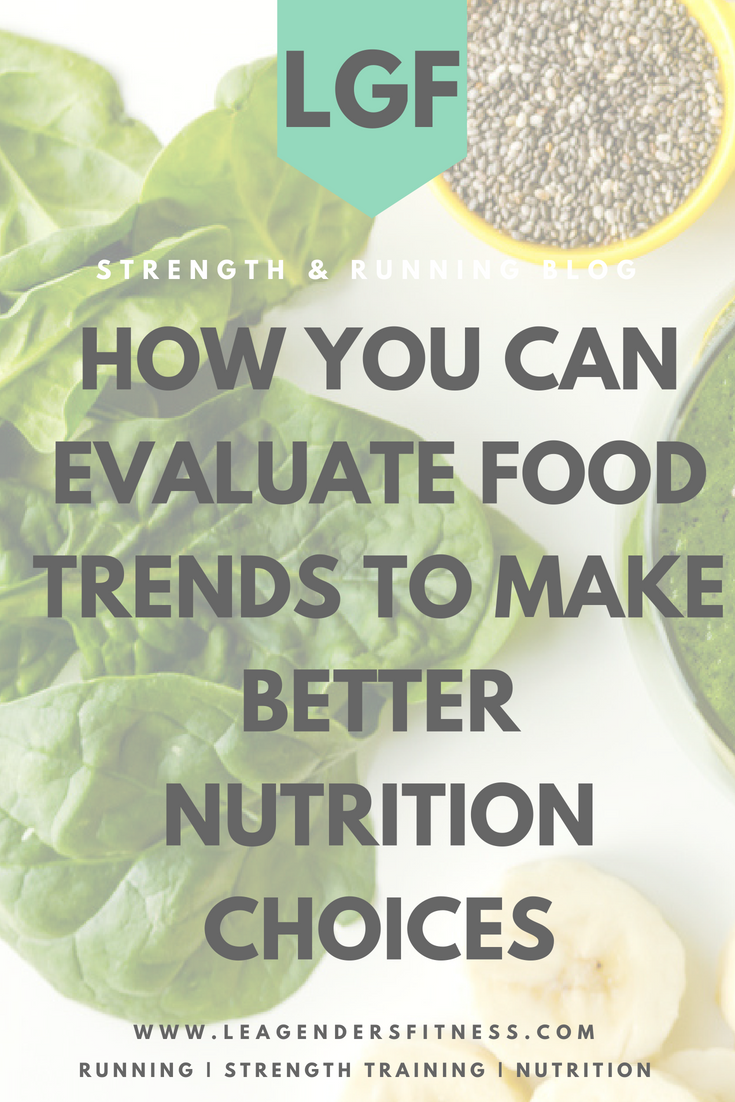 How you can evaluate food trends to make better nutrition choices. save to your favorite Pinterest board for later.