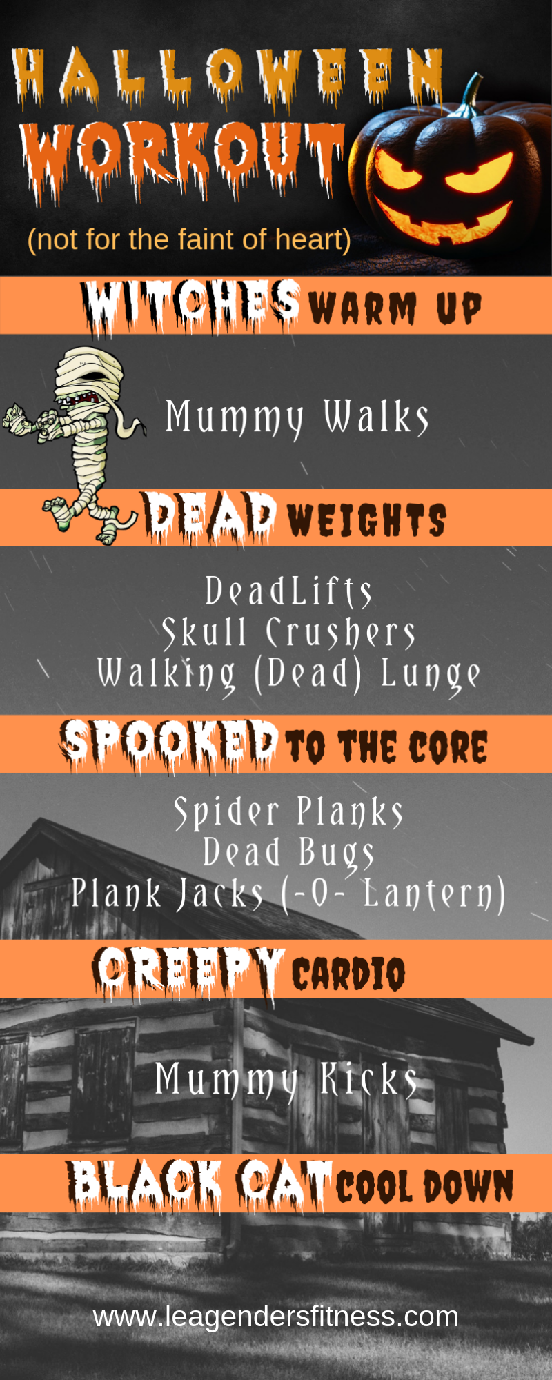 A Halloween Workout To Spook You To The Core — Lea Genders Fitness