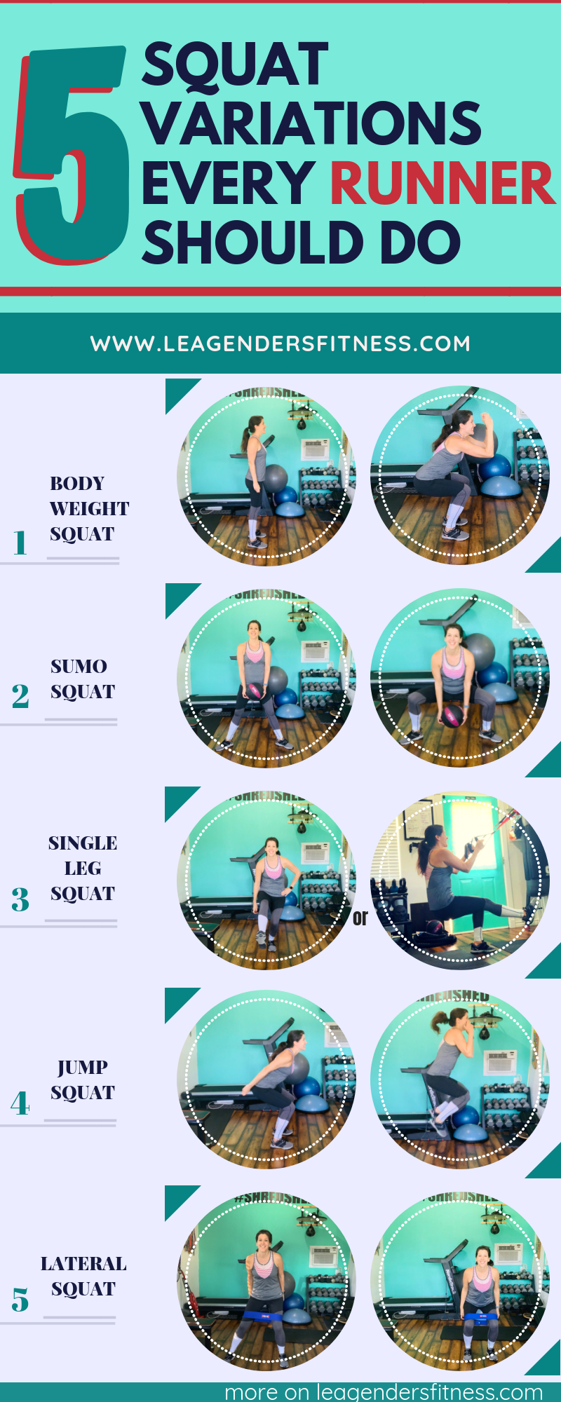 Squat Pattern Variations 5 SQUAT VARIATIONS EVERY RUNNER SHOULD DO — Lea Genders Fitness