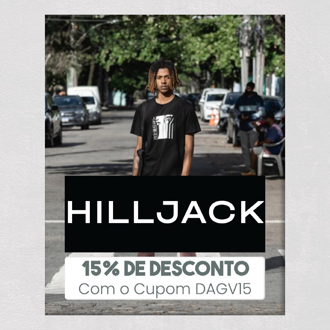 Fala GV,
O DAGV trouxe mais uma parceria incr&iacute;vel pra voc&ecirc;s, dessa vez conseguimos 50 cupons de 15% de desconto da @usehilljack
E tem mais, assim que esses 50 cupons forem consumidos, ser&atilde;o disponibilizados mais 150 cupons de 20% 