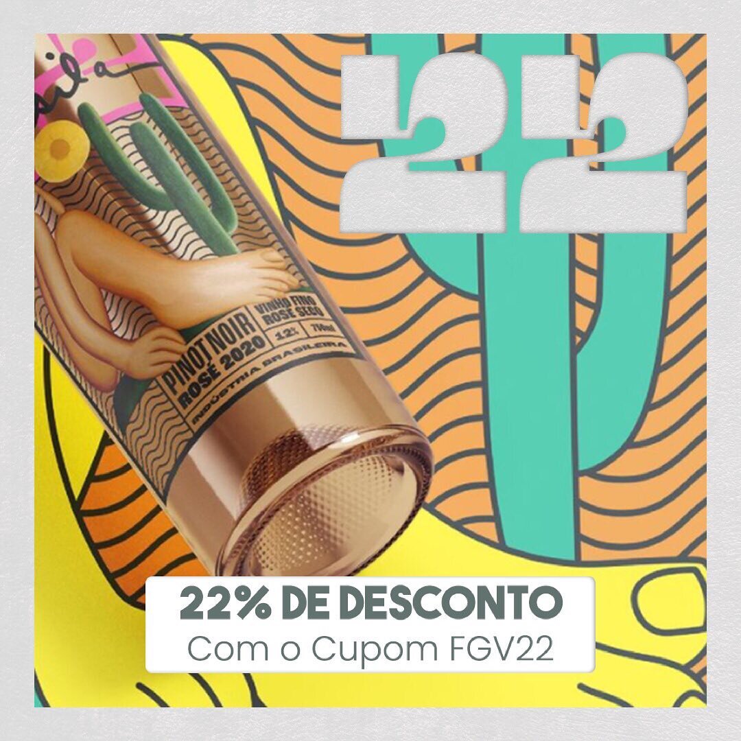 A Vinho 22 &eacute; uma loja on-line que vai descomplicar sua rela&ccedil;&atilde;o com vinho! 🍷 Durante o m&ecirc;s de junho, &eacute; s&oacute; usar o cupom FGV22 na sua primeira compra no site e garantir 22% de desconto :)