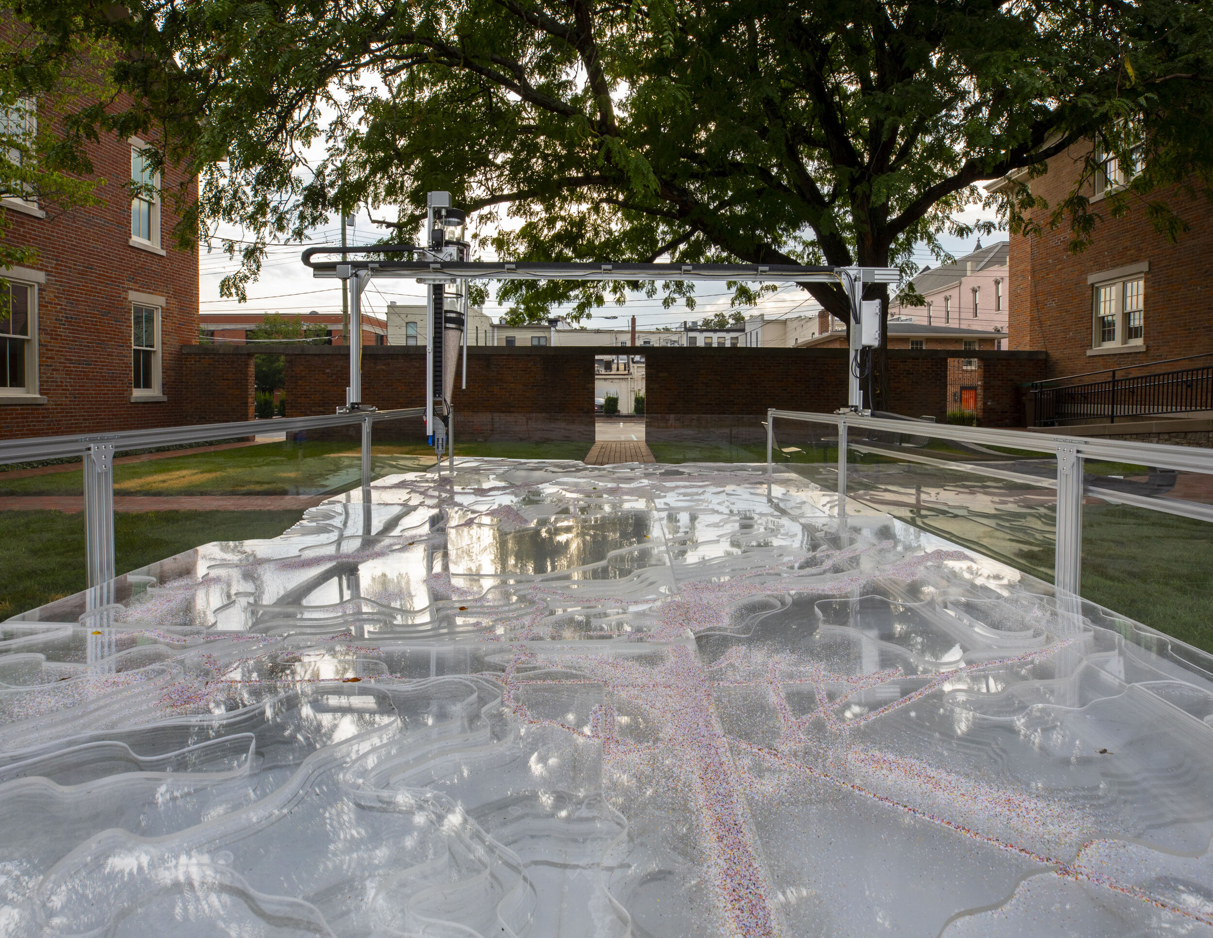 Calibrate in the Franklin Square Courtyard