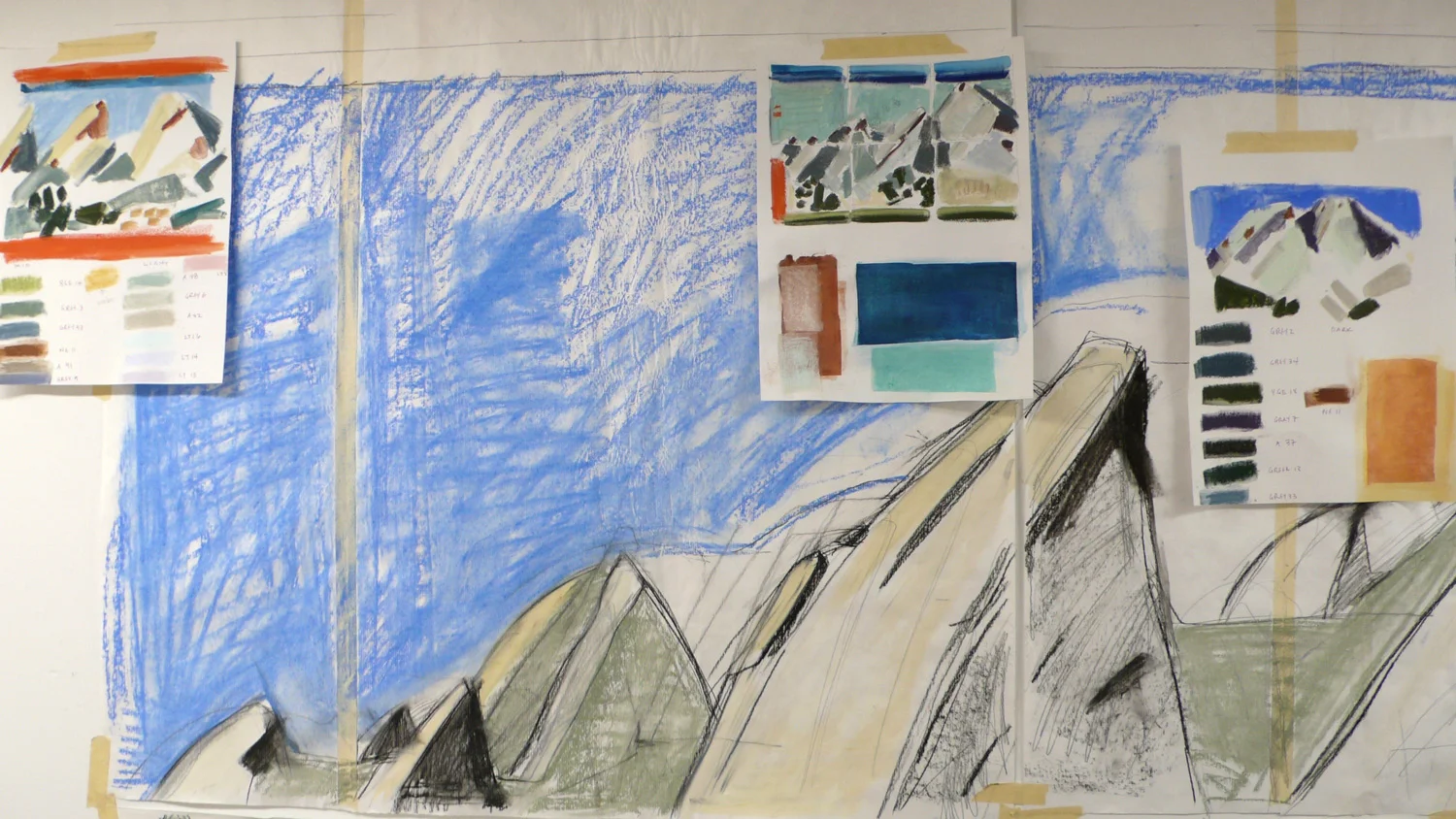  WINTER FLATIRONS: working studies  