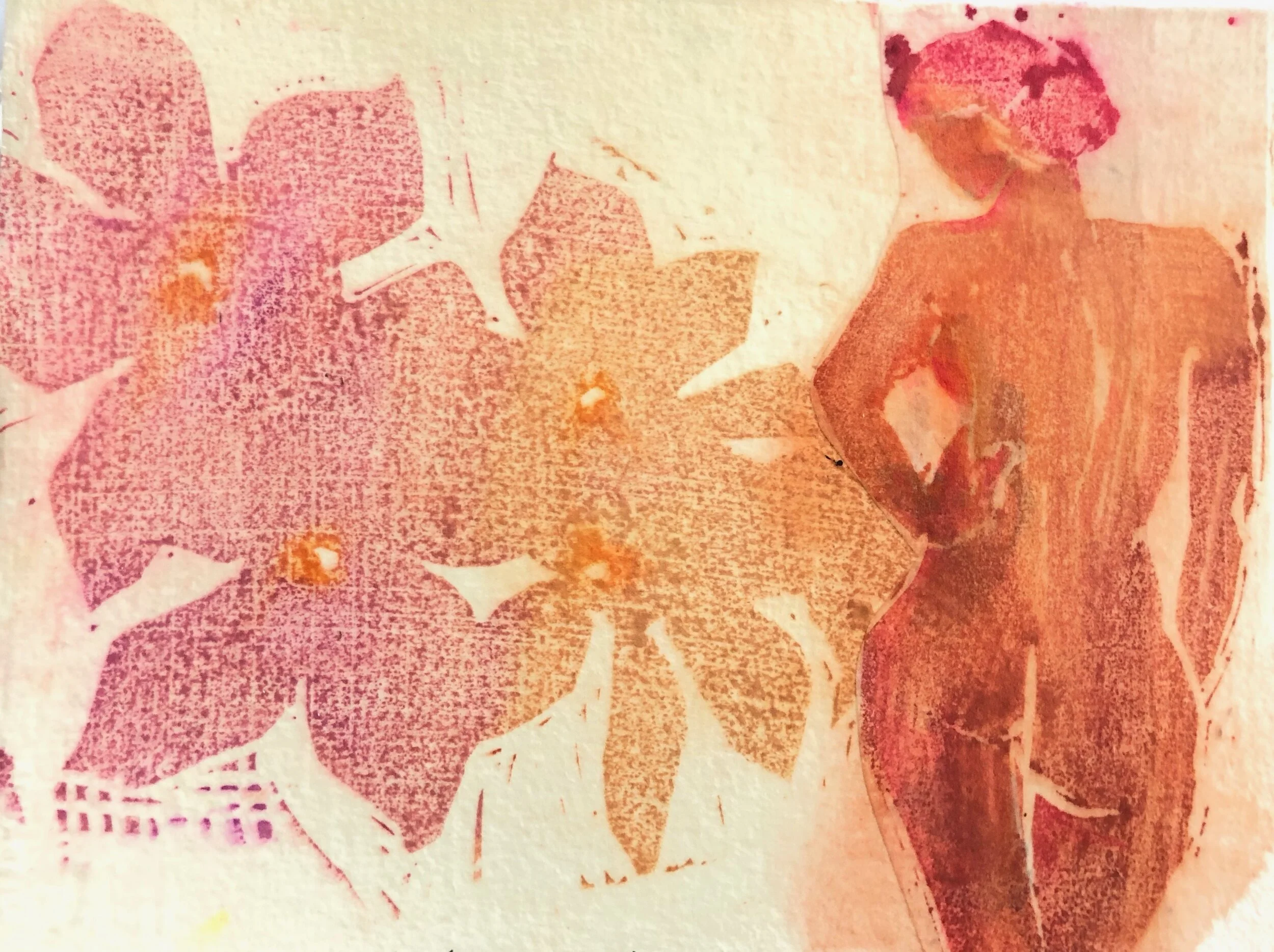  PLUMERIA GARDEN  14” x 10” 