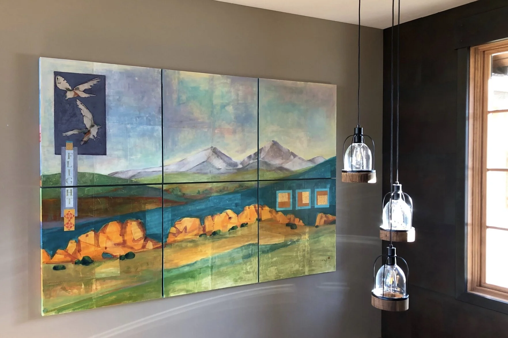  FLIGHT  90” x 60”  