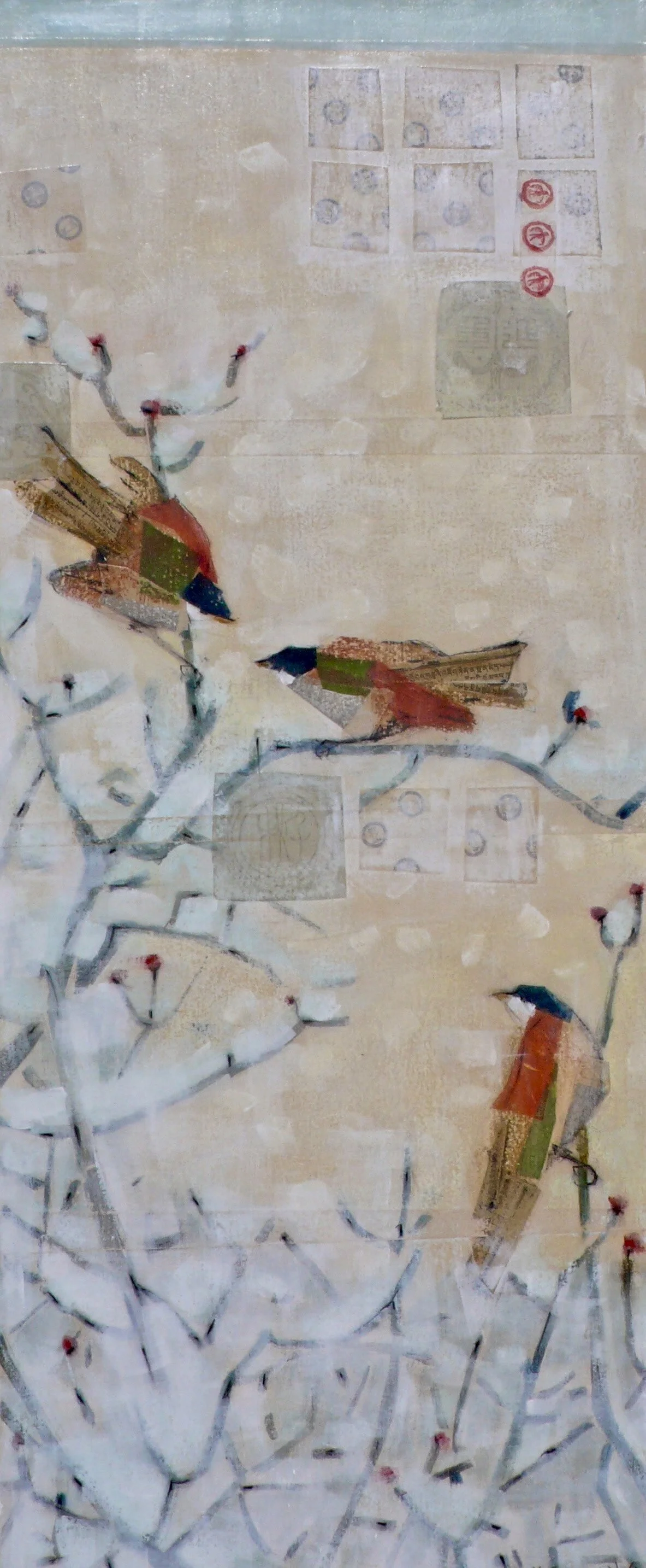  WINTER SONGBIRDS  18” X 40” 