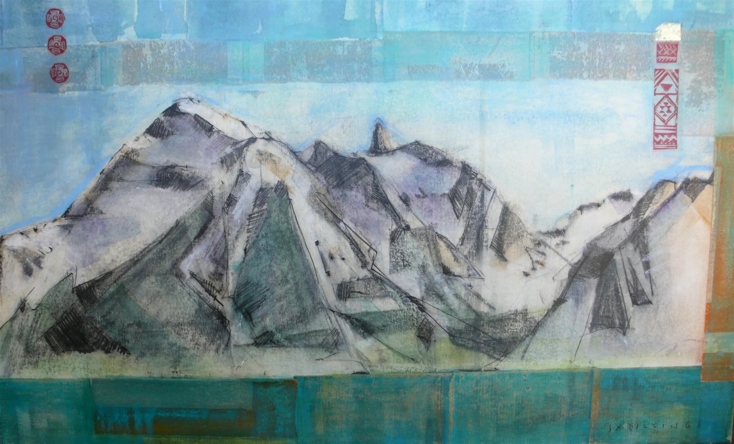  LIZARD HEAD   40” X 30” 