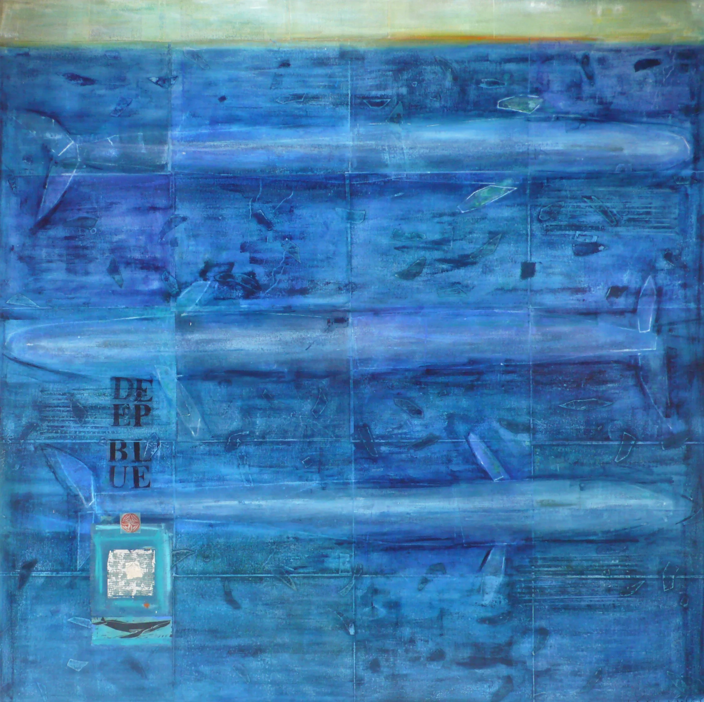  DEEP BLUE  60” X 60”  