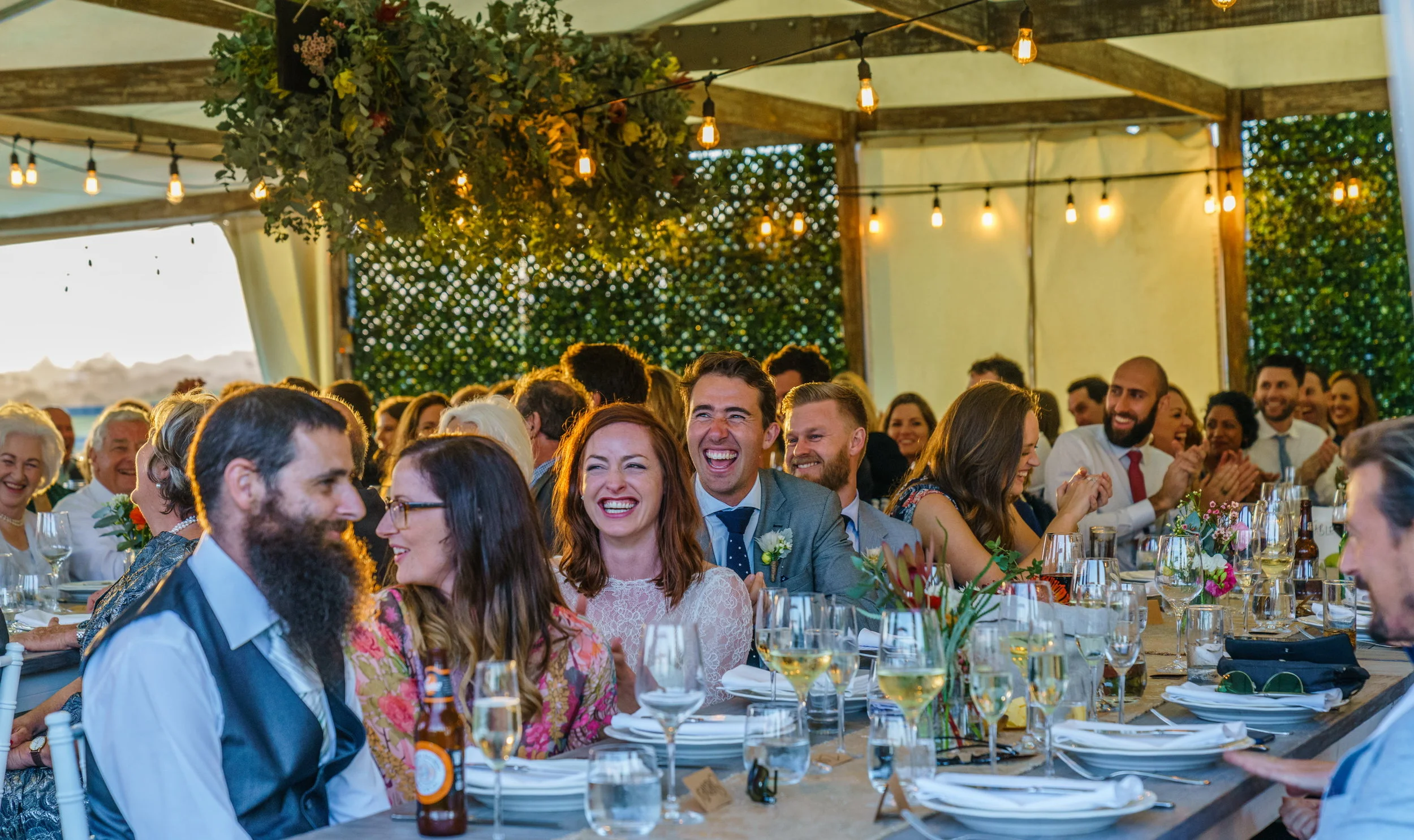 Bride & Groom All Smiles