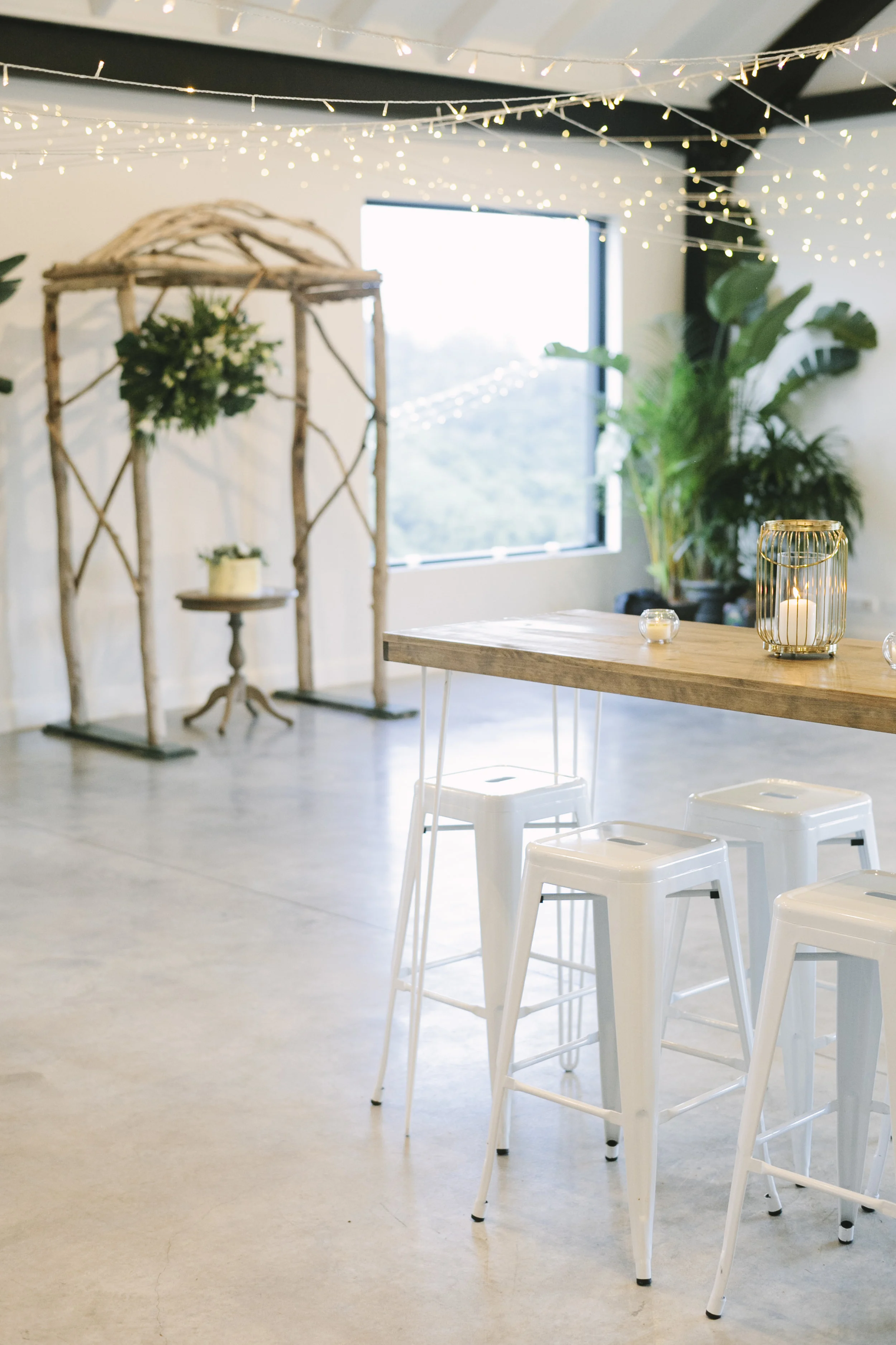 Wedding reception styling