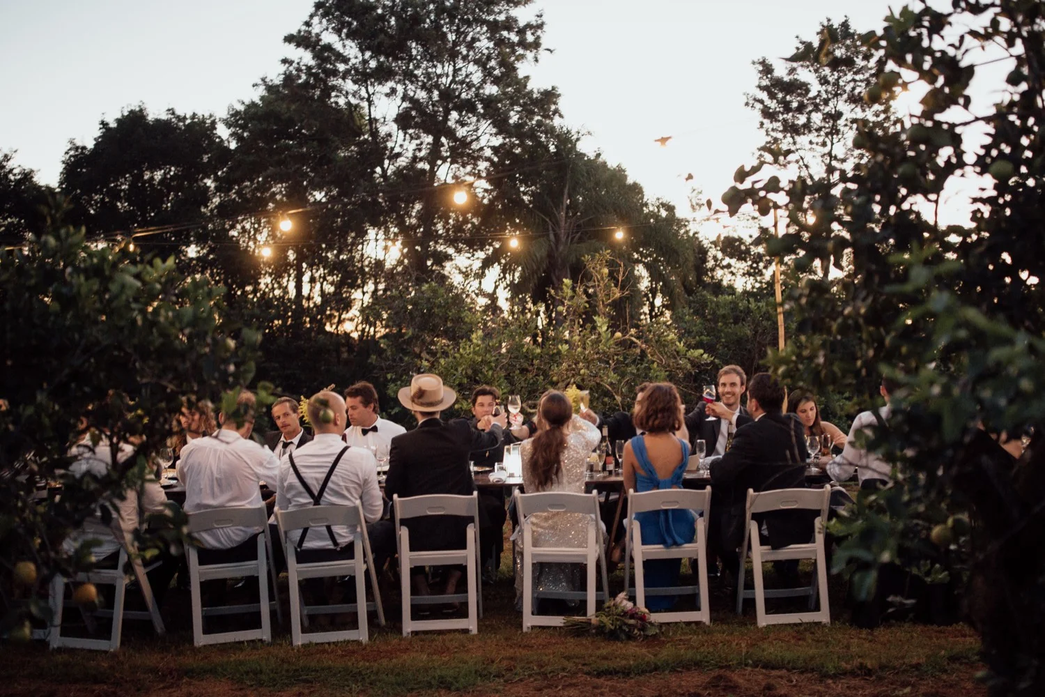 Reception under the stars