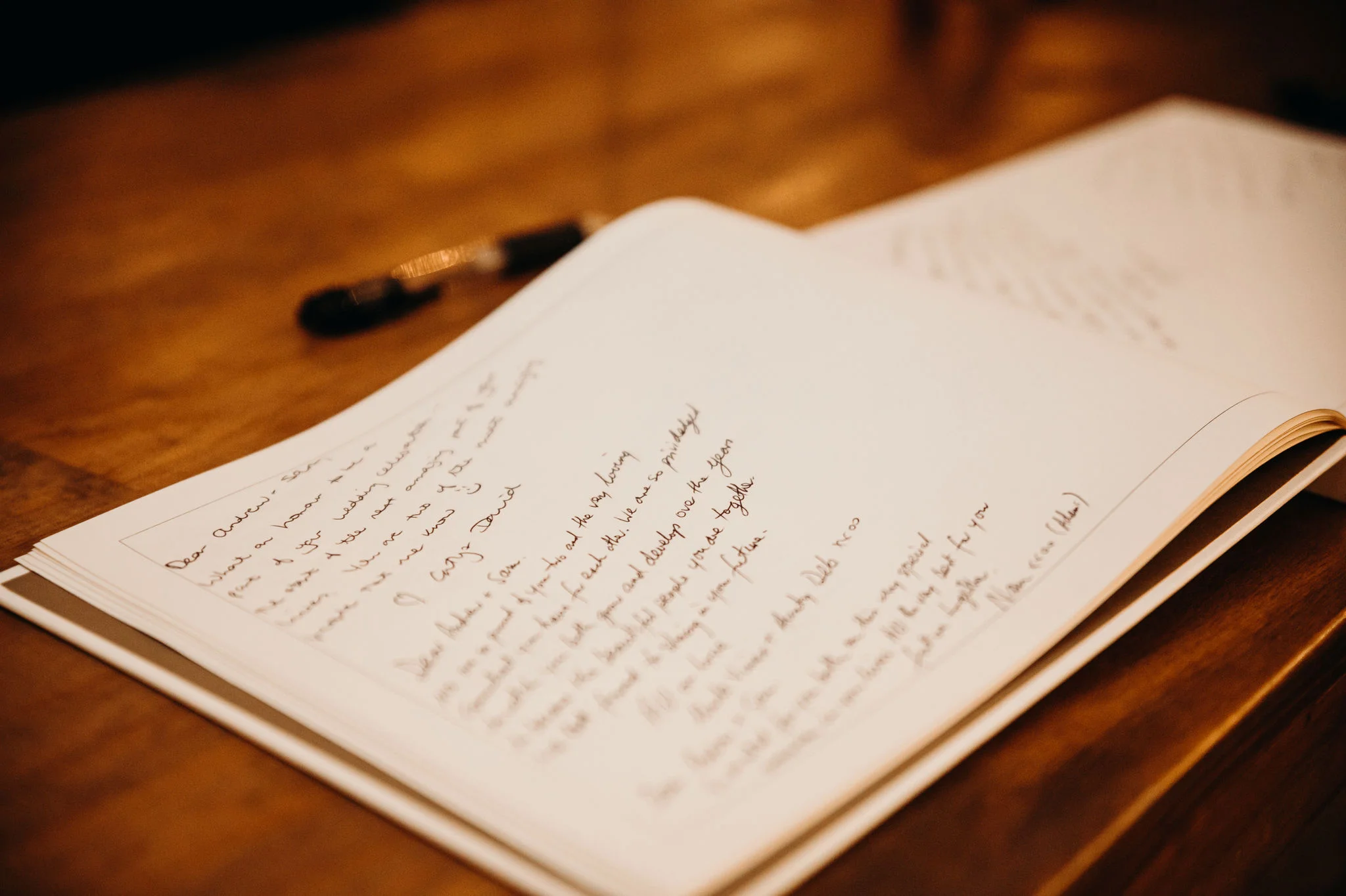 Notes for the Bride & Groom