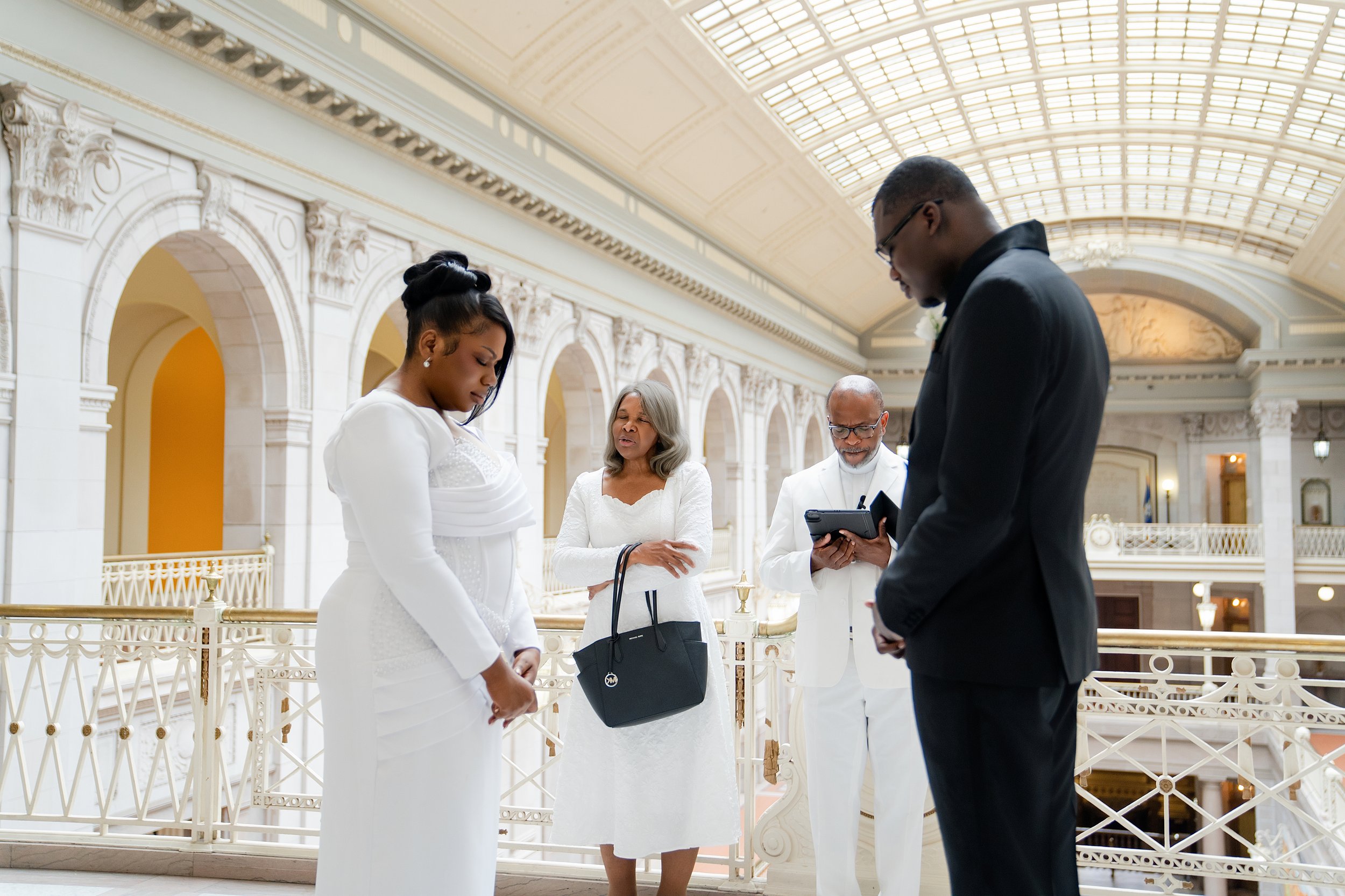 Kimberly and Prince Alex civil wedding photo 12 in Connecticut