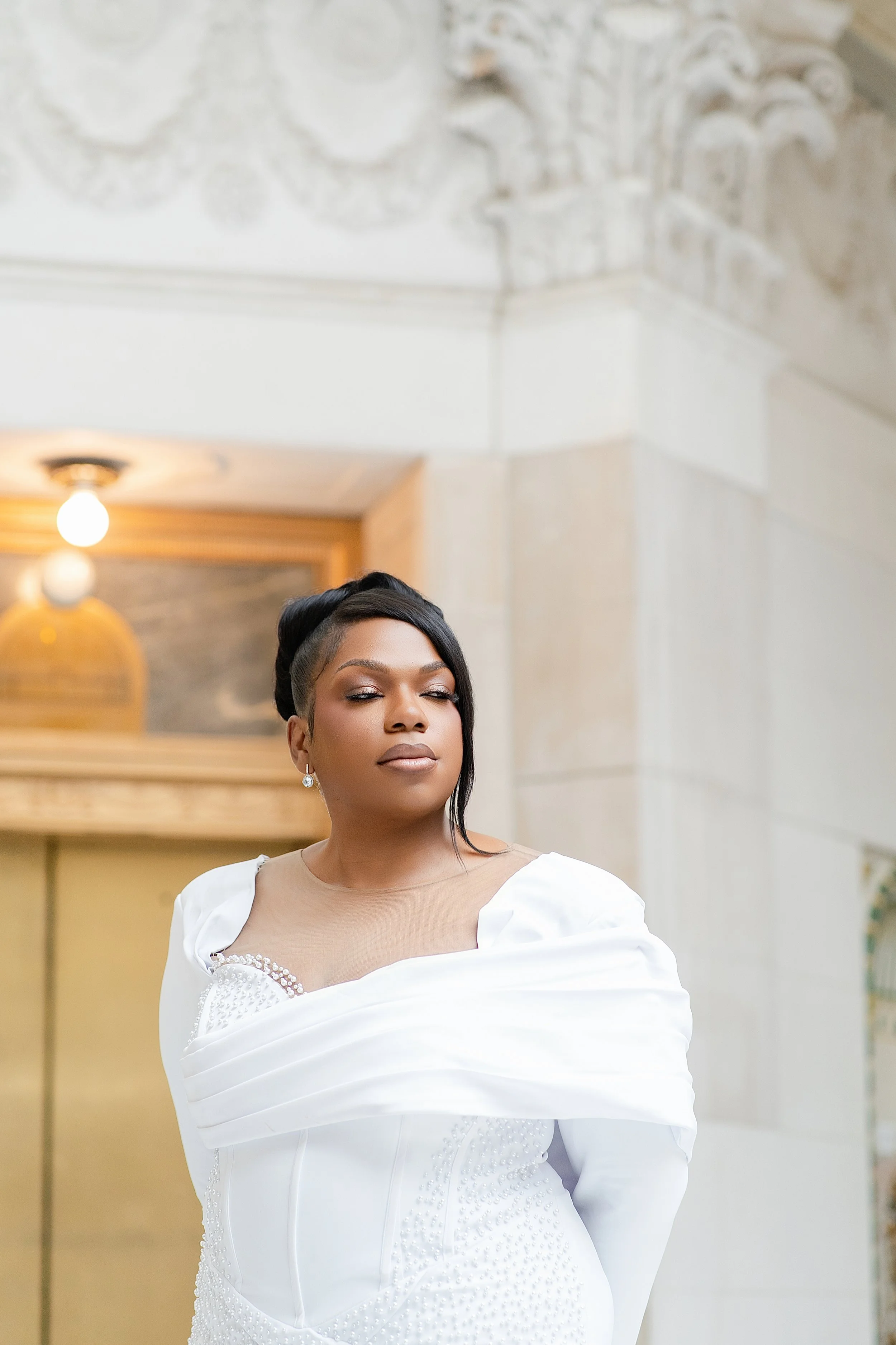 Kimberly and Prince Alex civil wedding photo 19 in Connecticut