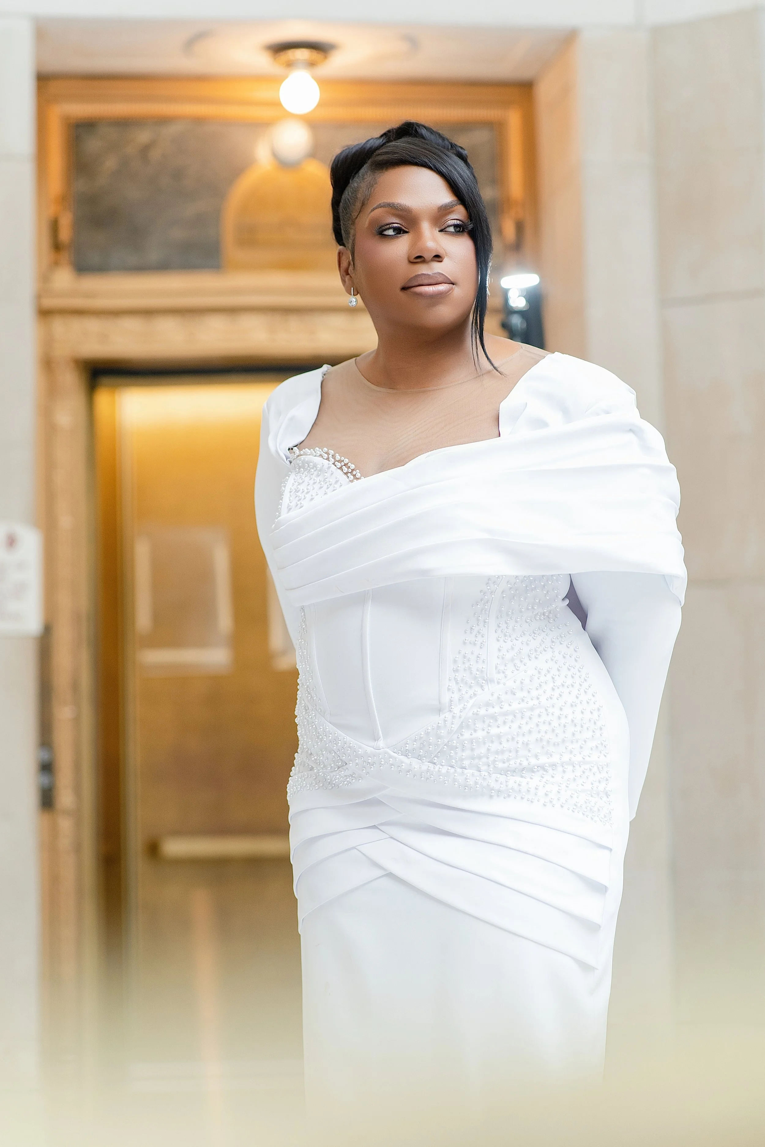 Kimberly and Prince Alex civil wedding photo 20 in Connecticut