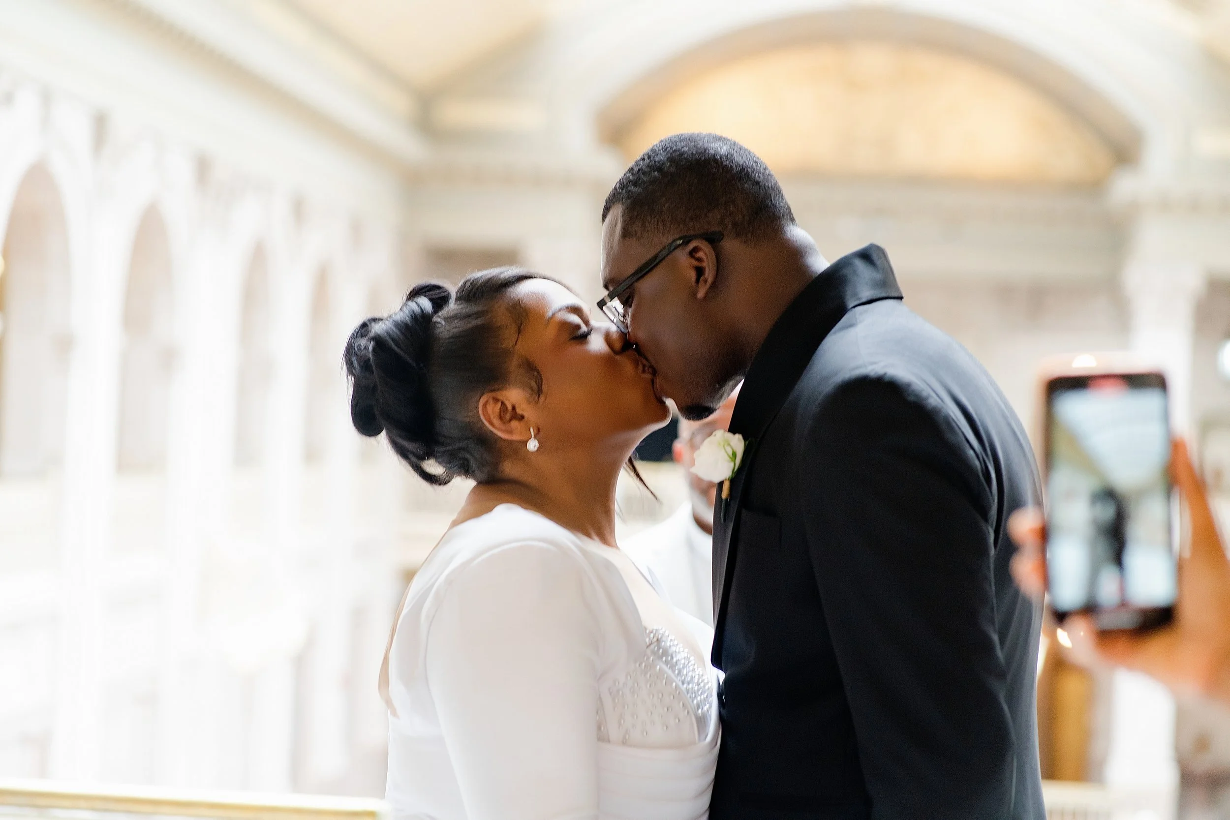 Kimberly and Prince Alex civil wedding photo 45 in Connecticut