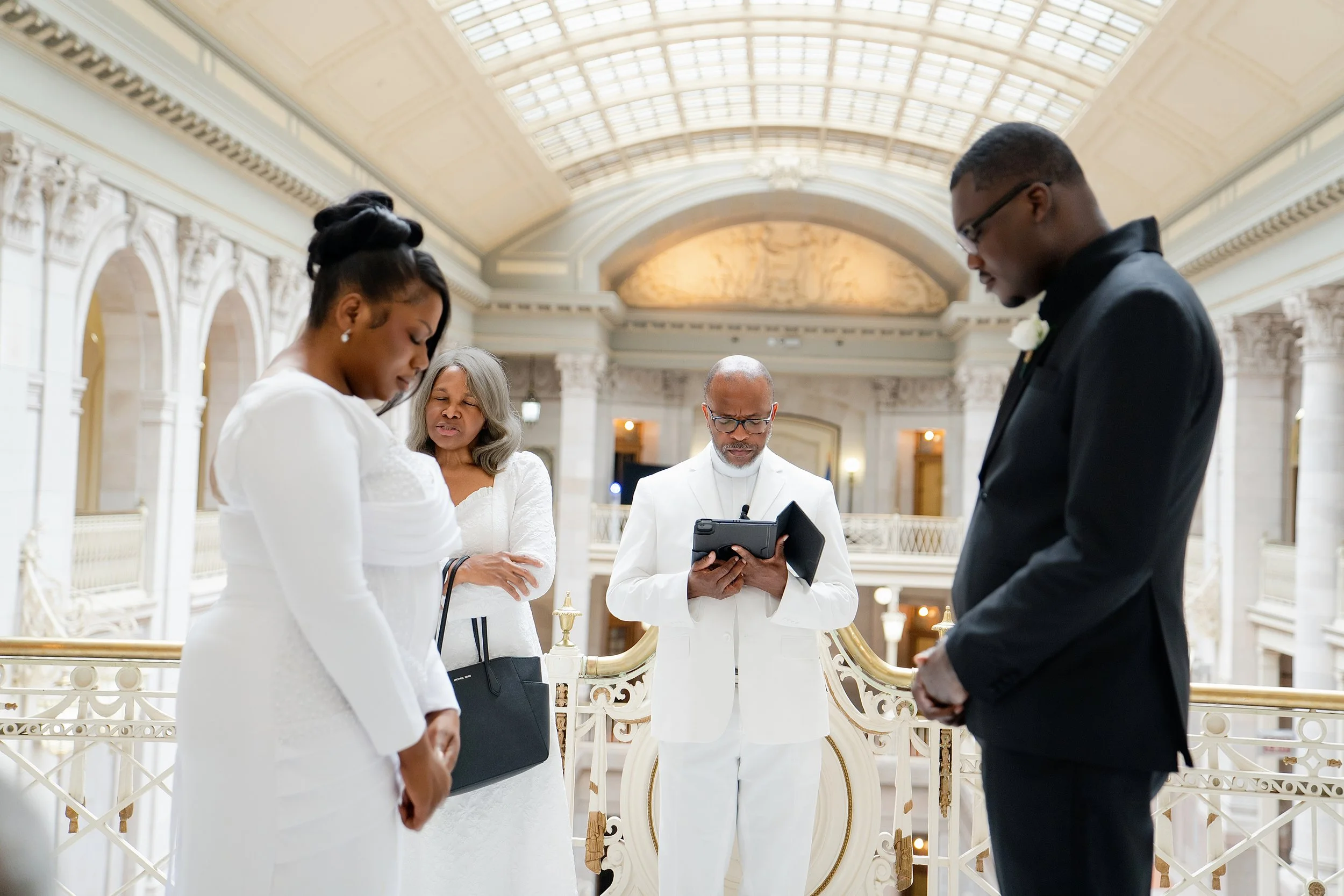 Kimberly and Prince Alex civil wedding photo 14 in Connecticut
