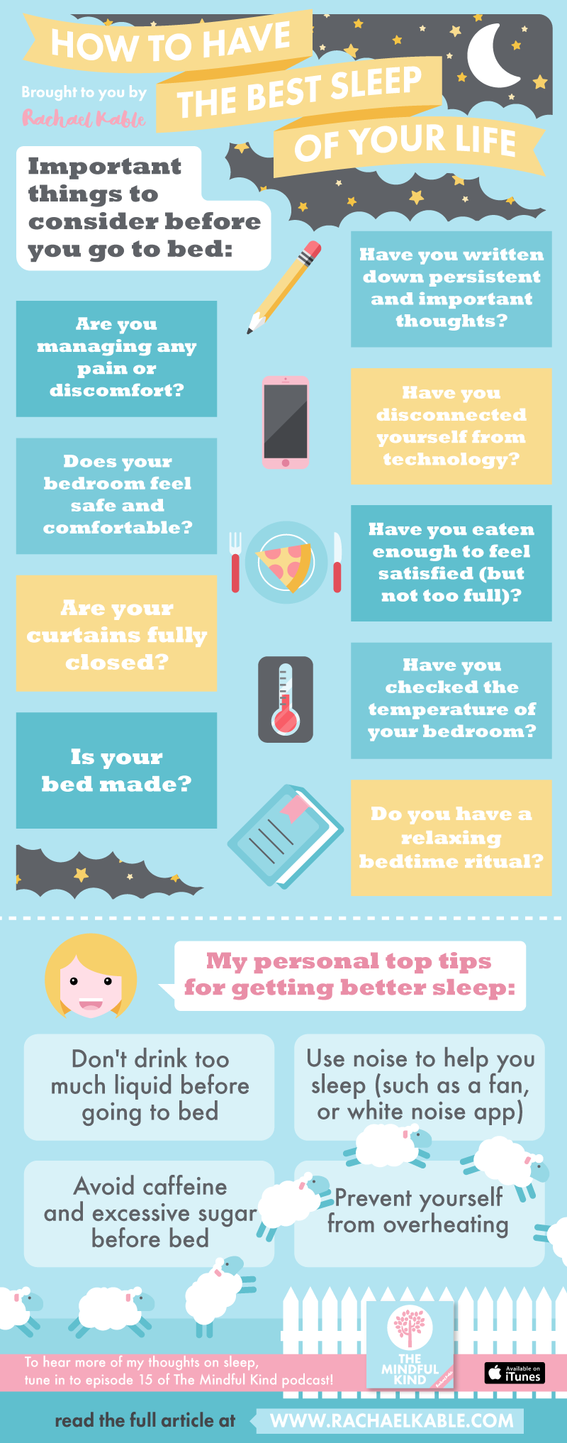 How to Have the Best Sleep of Your Life — Rachael Kable