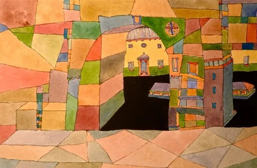 The Barge -w.c./india ink- 2005v