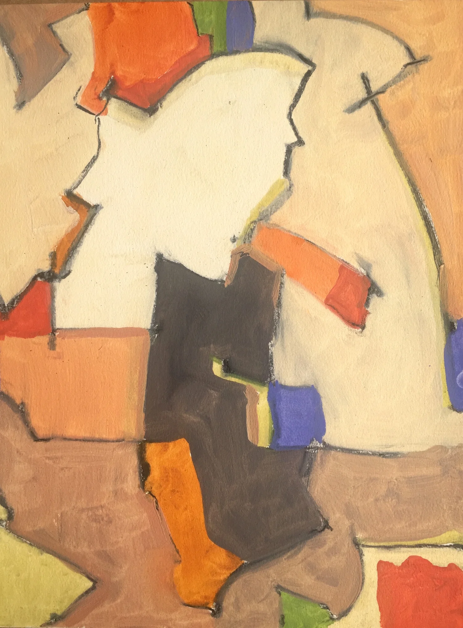 Painted Drawing. 39 -oil on paper- 2015